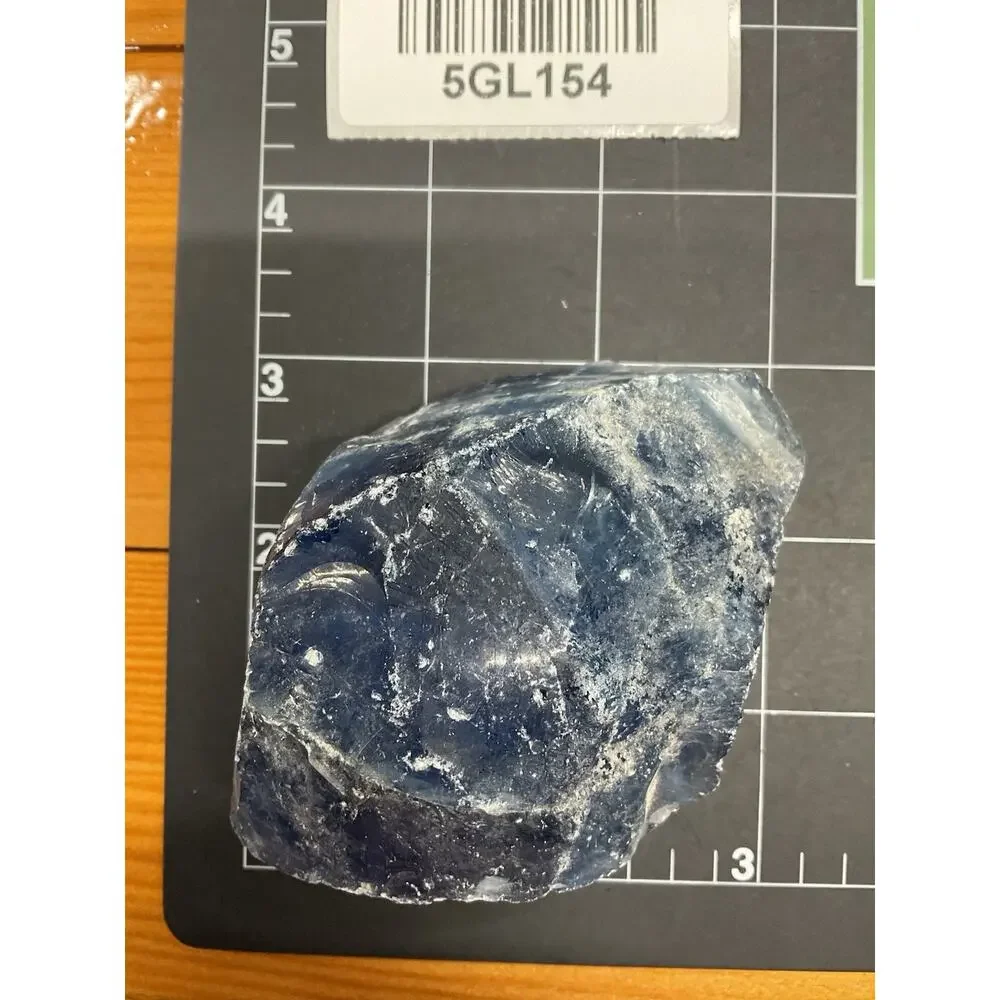 Cobalt Translucent Art Glass‎ Cullet Glowing Manganese Slag #5GL154